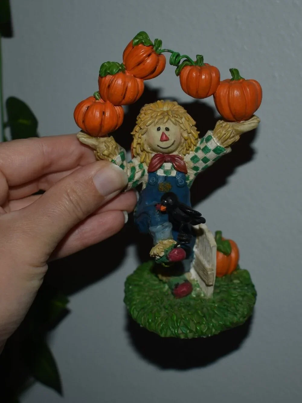 Vintage Papel Giftware Harvest Fall Halloween Collectable Figurine Lot Set of 3